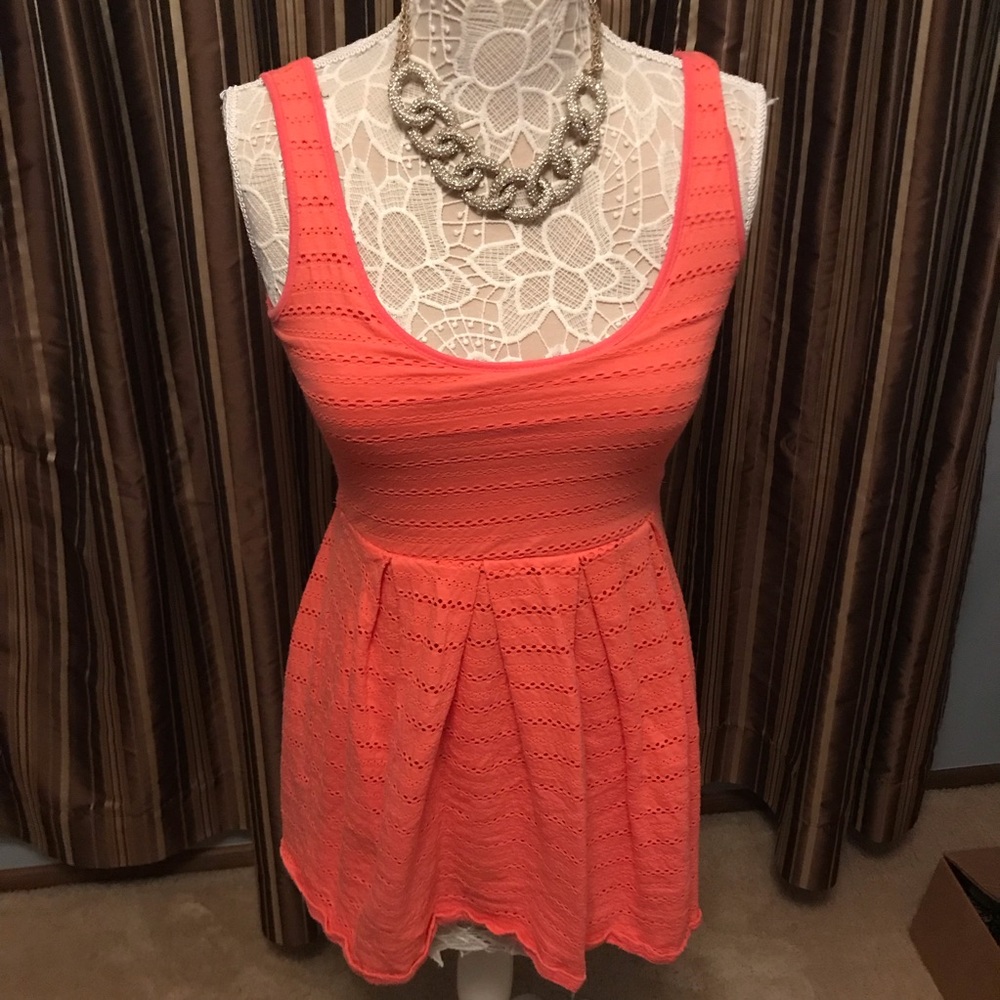 Coral summer dress💗